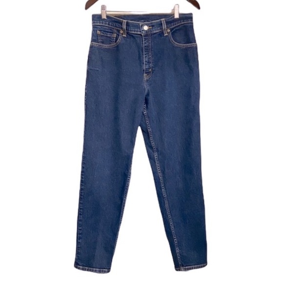 Vintage Levis 550 Dark Wash High Rise Tapered Jeans - Picture 13 of 15